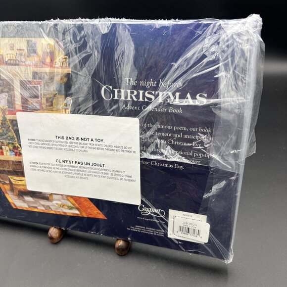 The Night Before Christmas Pop Up Advent Calendar Book Katy Jackson Caspari Rare - Picture 6 of 8